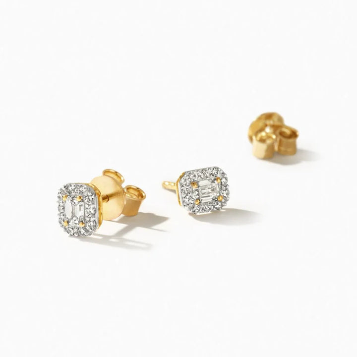 Blush Lab Diamonds Oorknoppen LG7010Y - Geelgoud (14k) met Lab grown Diamant