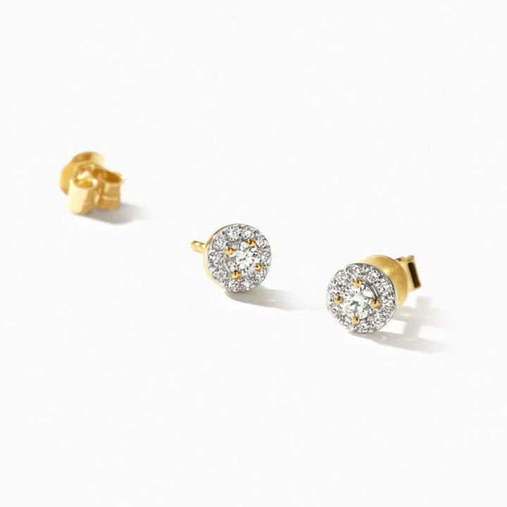 Blush Lab Diamonds Oorknoppen LG7011Y - Geelgoud (14k) met Lab grown Diamant