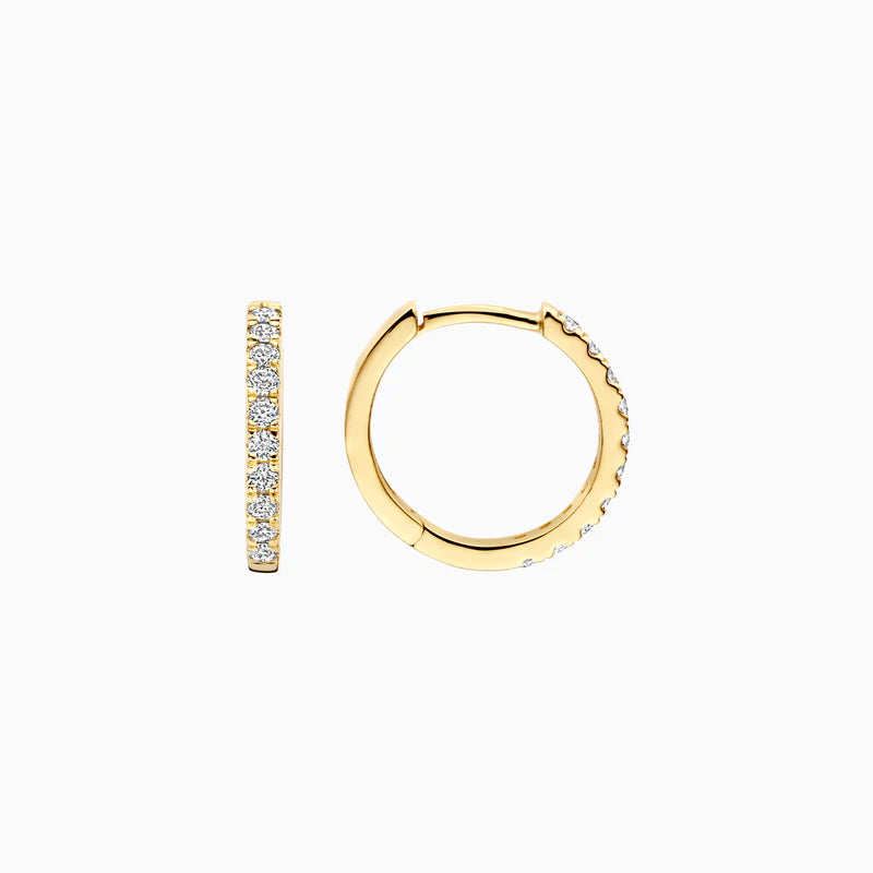 Blush Lab Diamonds Oorringen LG7012Y - Geelgoud (14k) met Lab grown Diamant