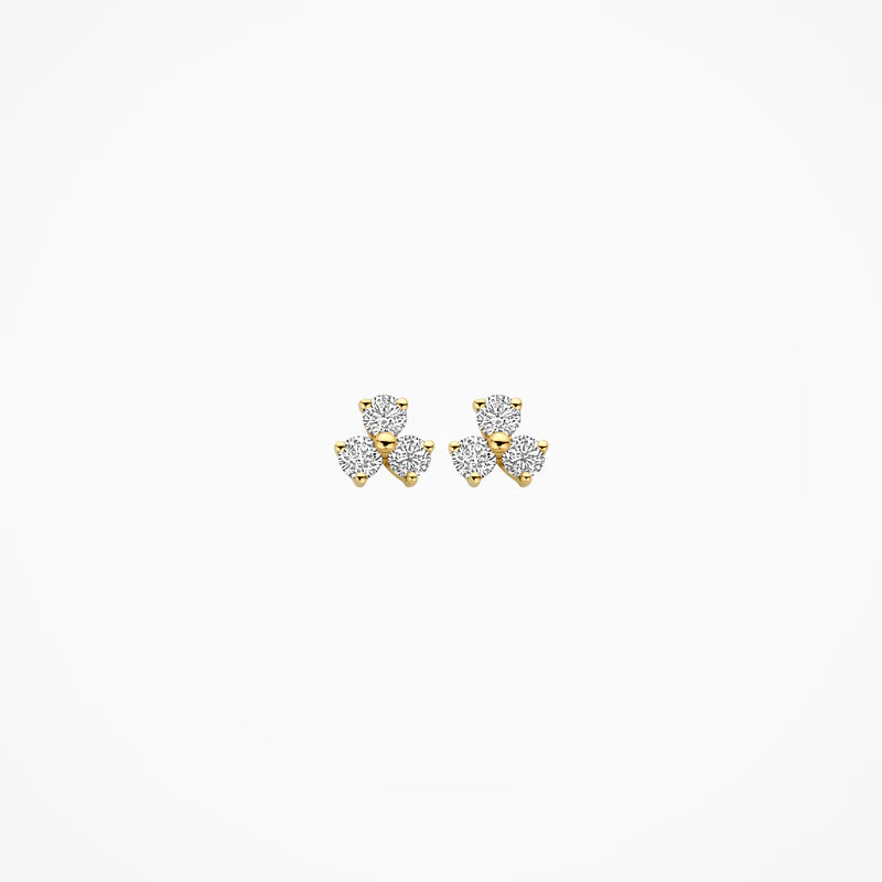 Blush Lab Diamonds Oorknoppen LG7017Y - Geelgoud (14k) met Lab grown Diamant