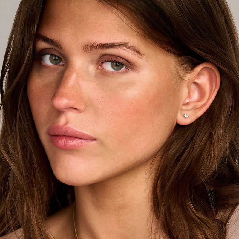 Blush Lab Diamonds Oorknoppen LG7020Y - Geelgoud (14k) met Lab grown Diamant