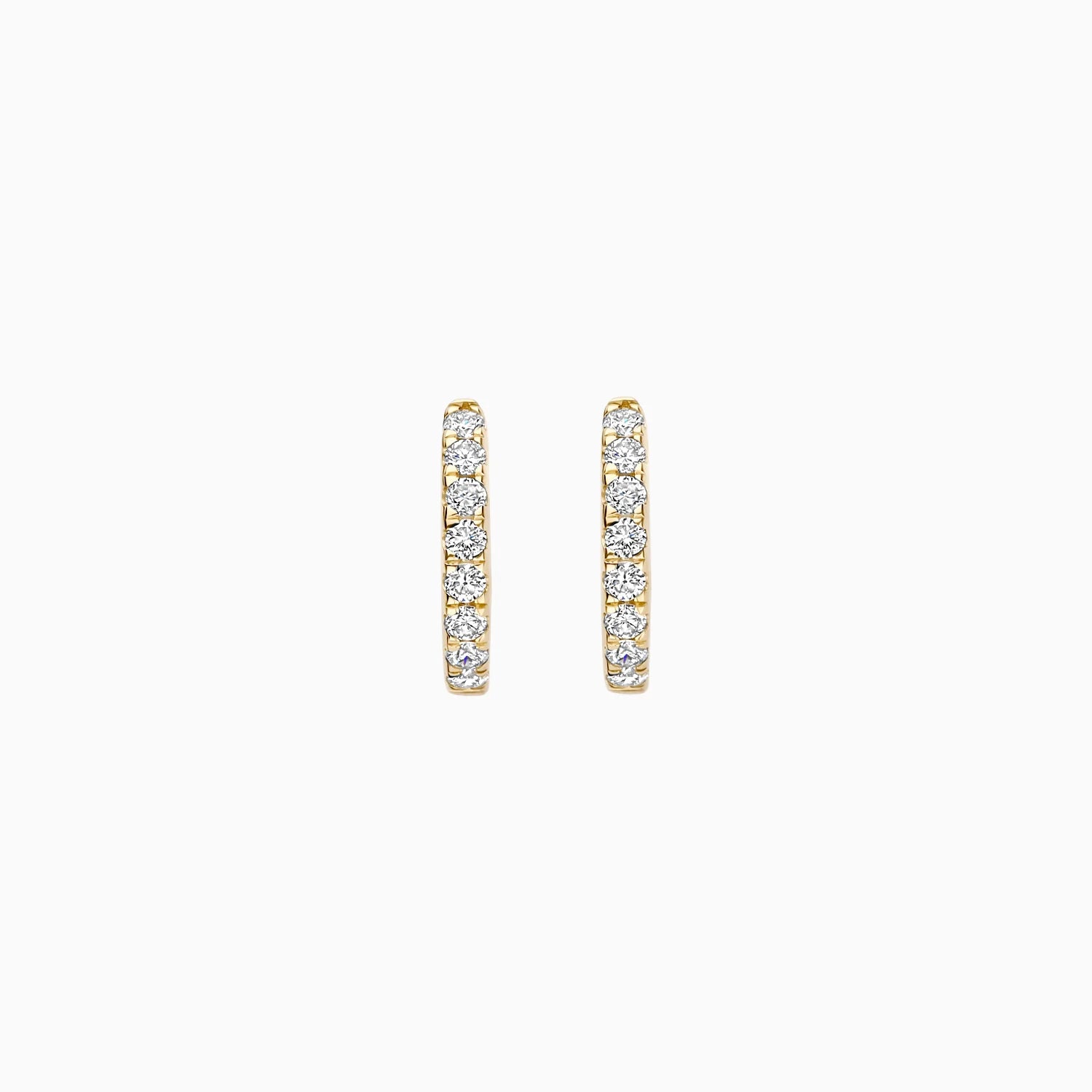 Blush Lab Diamonds Oorringen LG7029Y - Geelgoud (14k)