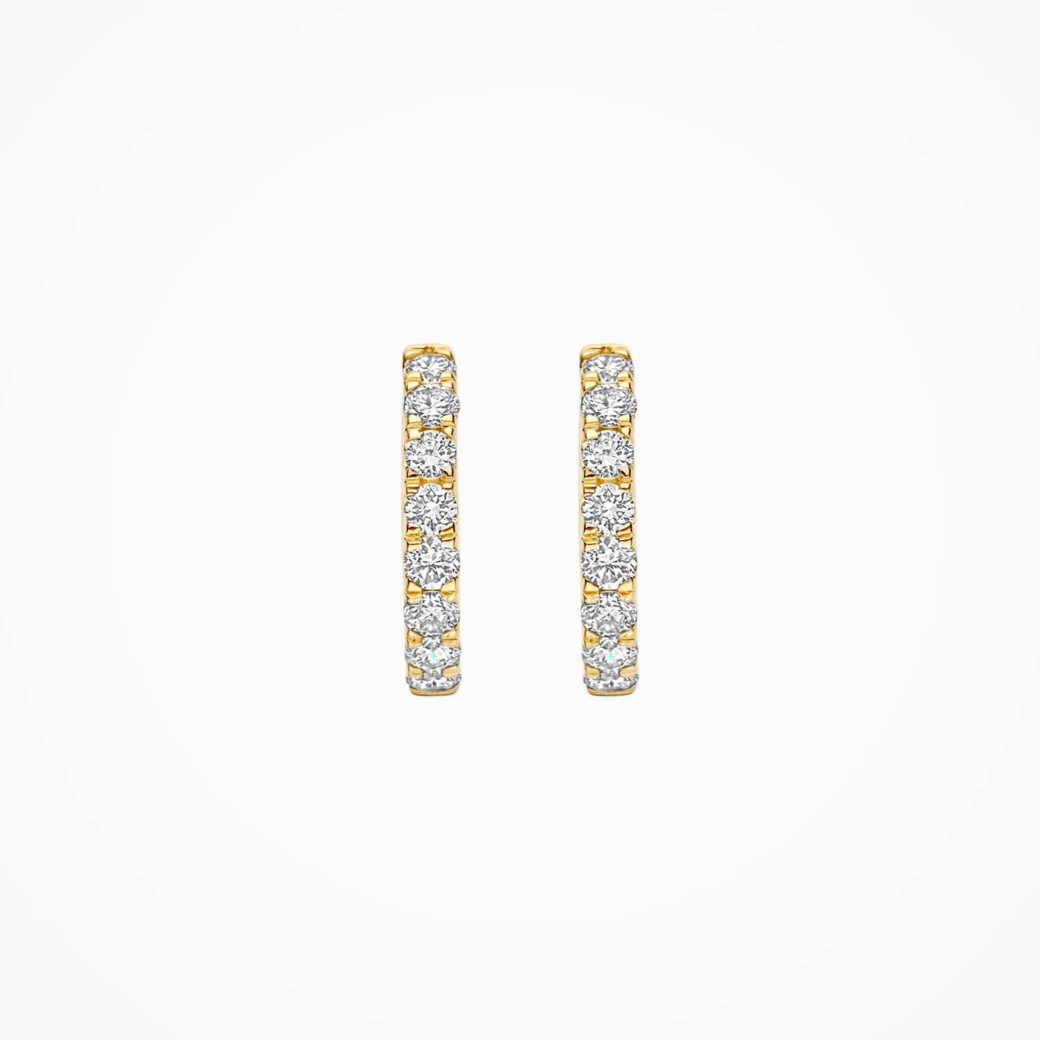 Blush Lab Diamonds Oorringen LG7032Y - Geelgoud (14k) 2x0.37ct Lab diamonds