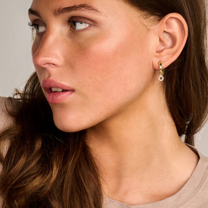 Blush Lab Diamonds Oorhangers LG9003Y - Geelgoud (14k) met Lab grown Diamant