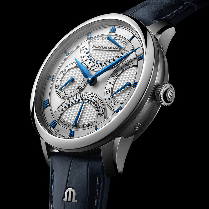 MAURICE LACROIX MASTERPIECE TRIPLE RETROGRADE MP6538-SS001-110-1