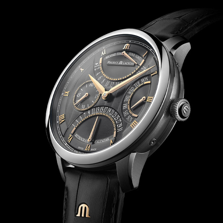 MAURICE LACROIX MASTERPIECE TRIPLE RETROGRADE MP6538-SS001-310-1