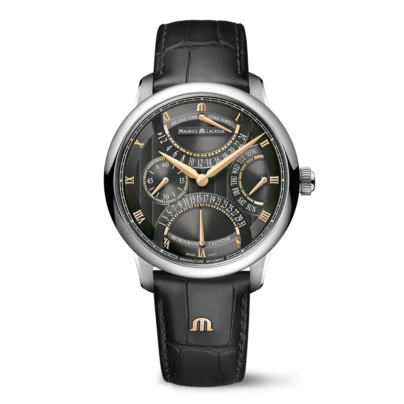 MAURICE LACROIX MASTERPIECE TRIPLE RETROGRADE MP6538-SS001-310-1