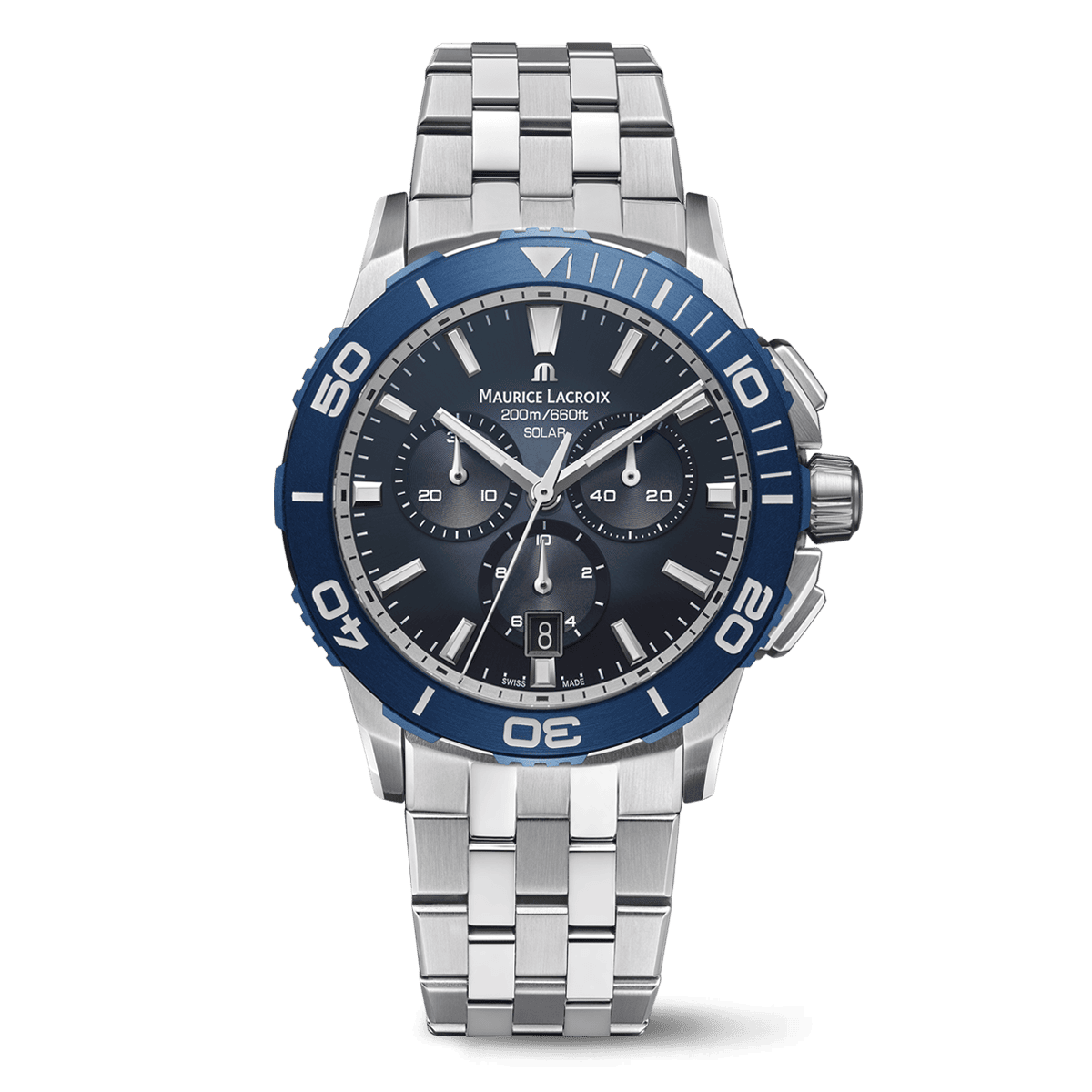 MAURICE LACROIX PONTOS S SOLAR CHRONOGRAPH PT1038-SSL42-430-1