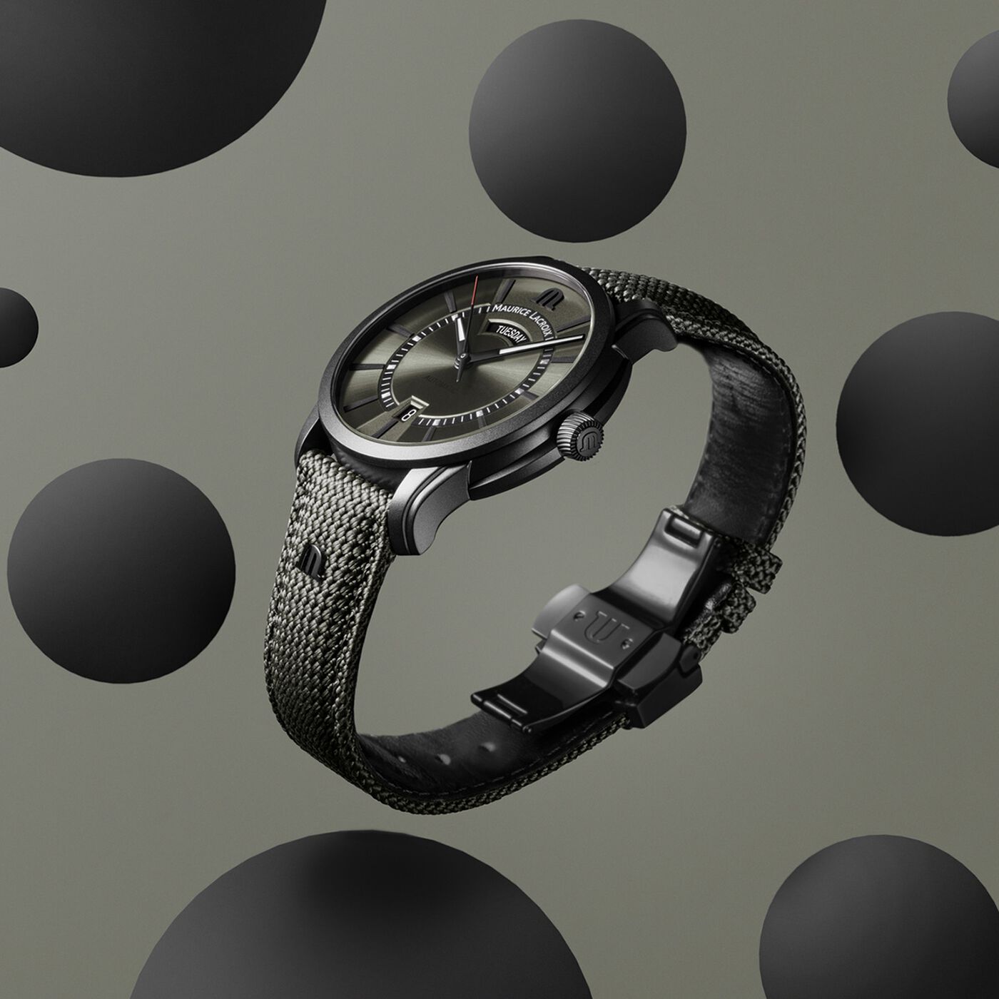 MAURICE LACROIX PONTOS DAY DATE PT6358-DLB04-630-5