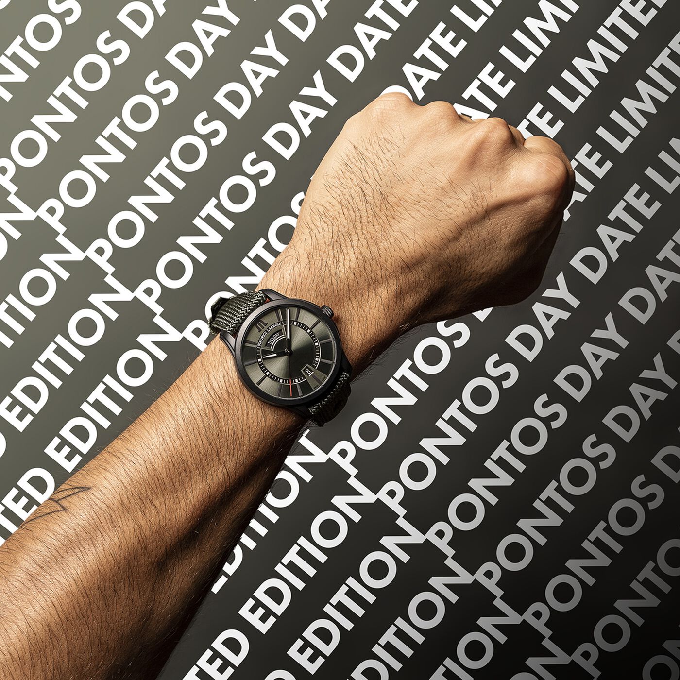 MAURICE LACROIX PONTOS DAY DATE PT6358-DLB04-630-5