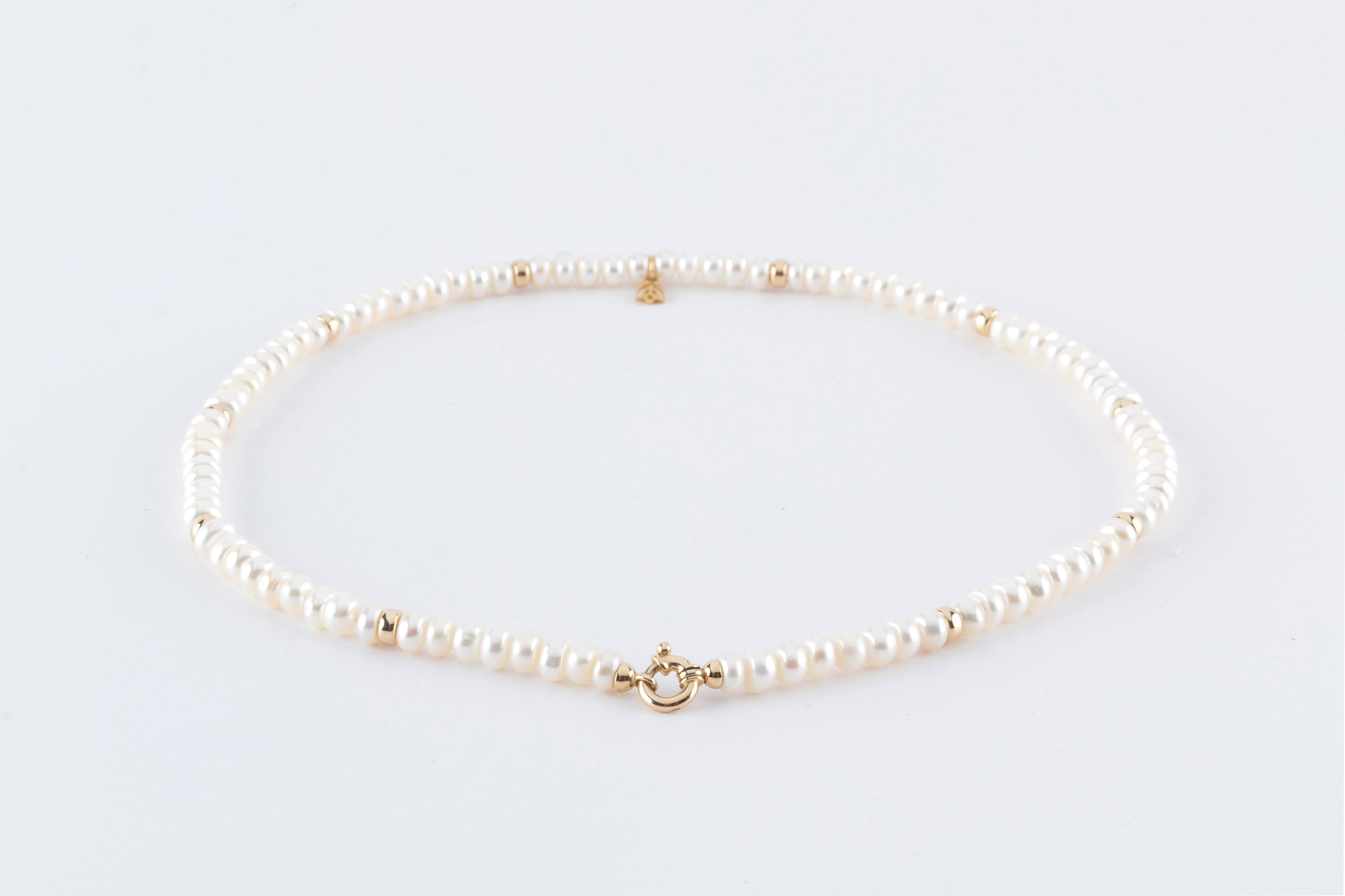 Y&G Zoetwater Parels | Parel collier & 14kt goud