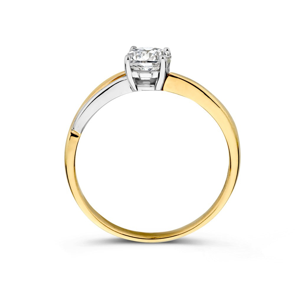 Ring bicolor zirkonia - VSJ0016