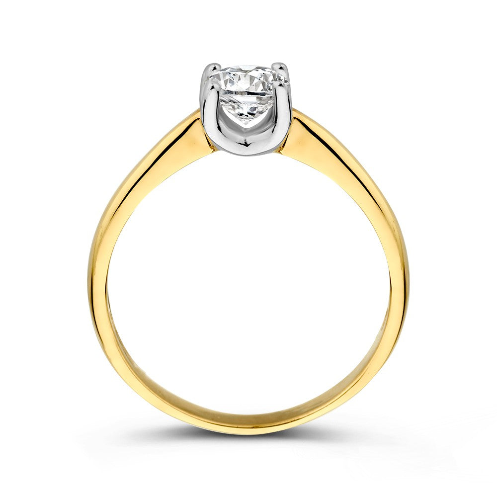 Ring bicolor zirkonia - VSJ0015