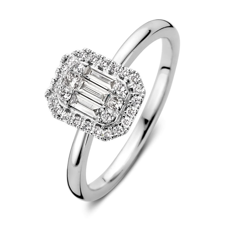 Ring witgoud diamant 0.38ct - VSJ0003