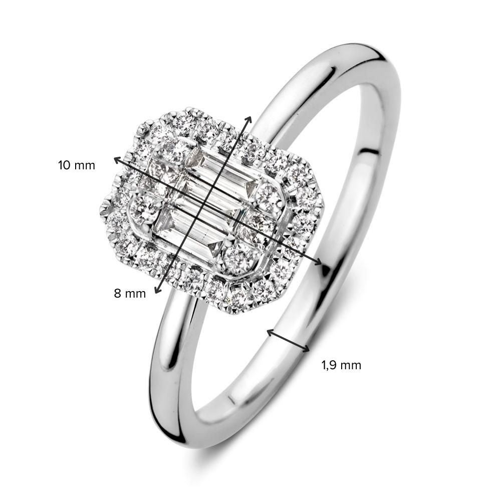 Ring witgoud diamant 0.38ct - VSJ0003