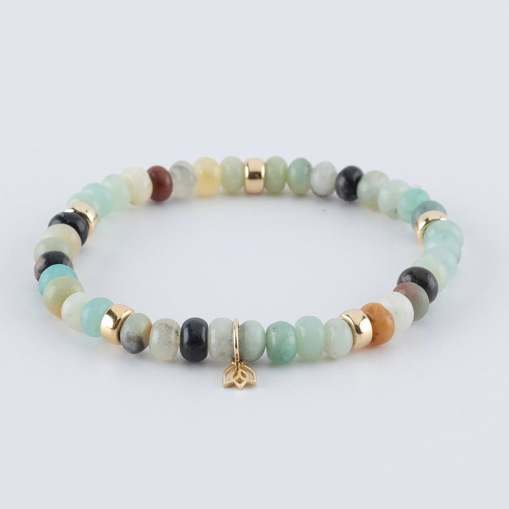 Y&G edelstenen armband | Amazoniet