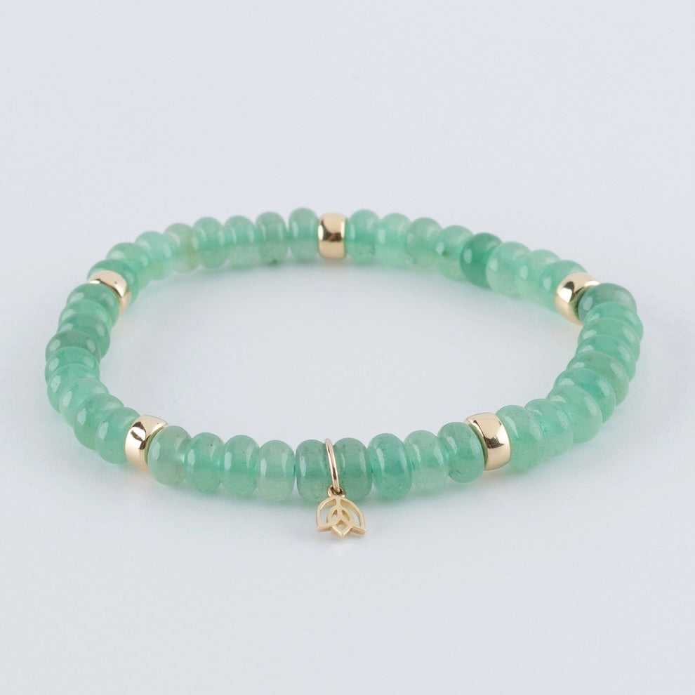 Y&G edelstenen armband | Groene Aventurijn