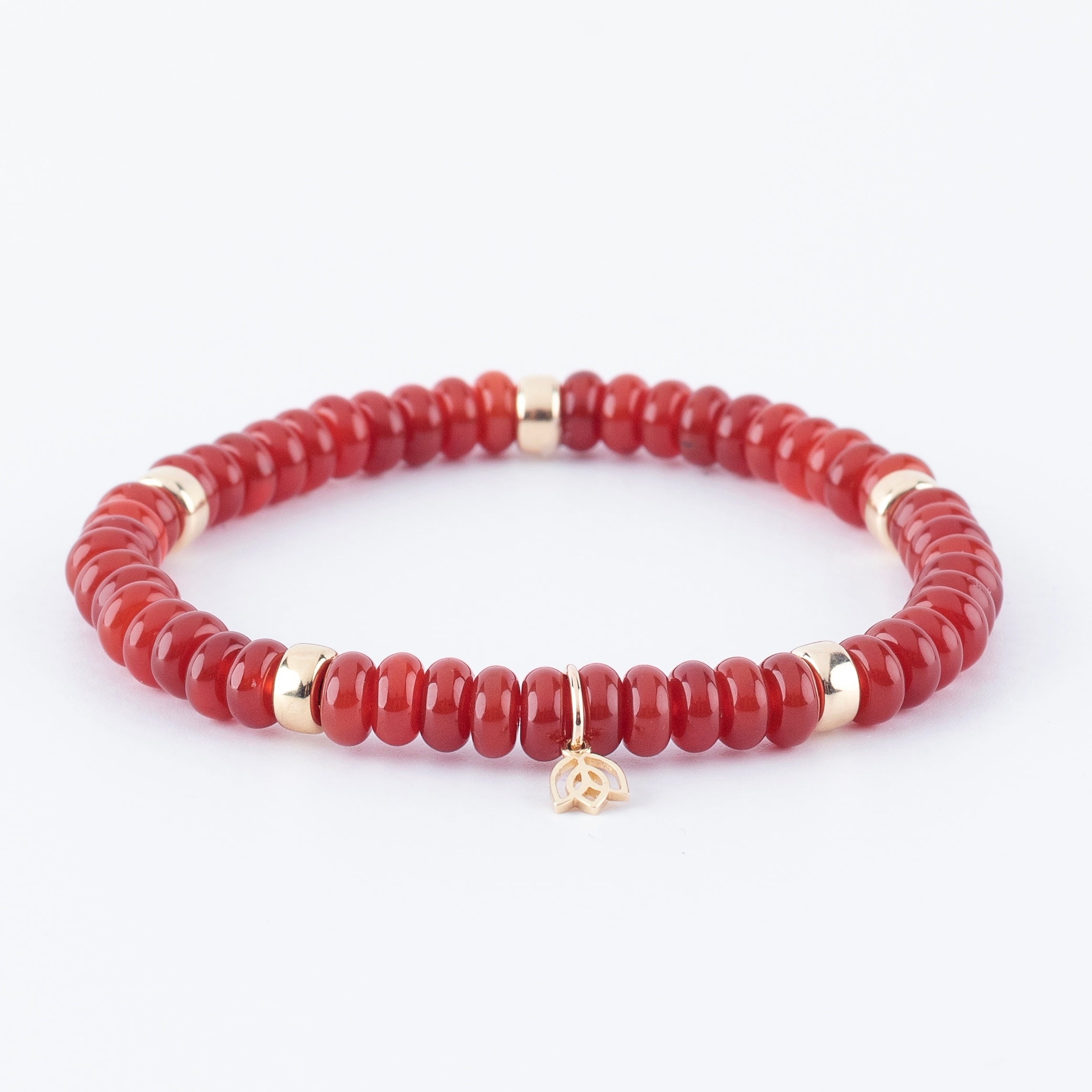 Y&G edelstenen armband | Rode Agaat