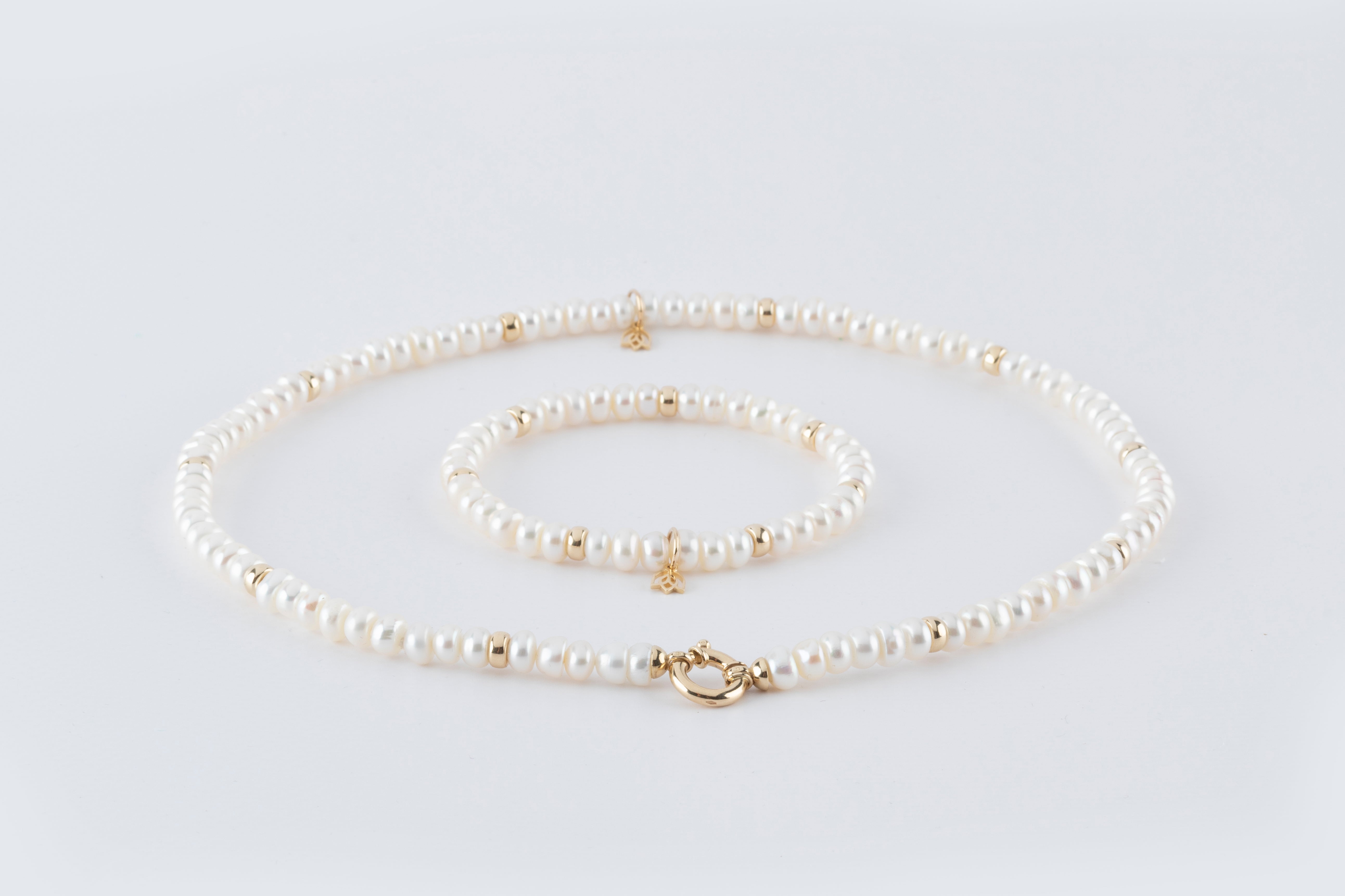 Y&G Zoetwater Parels | Parel collier & 14kt goud