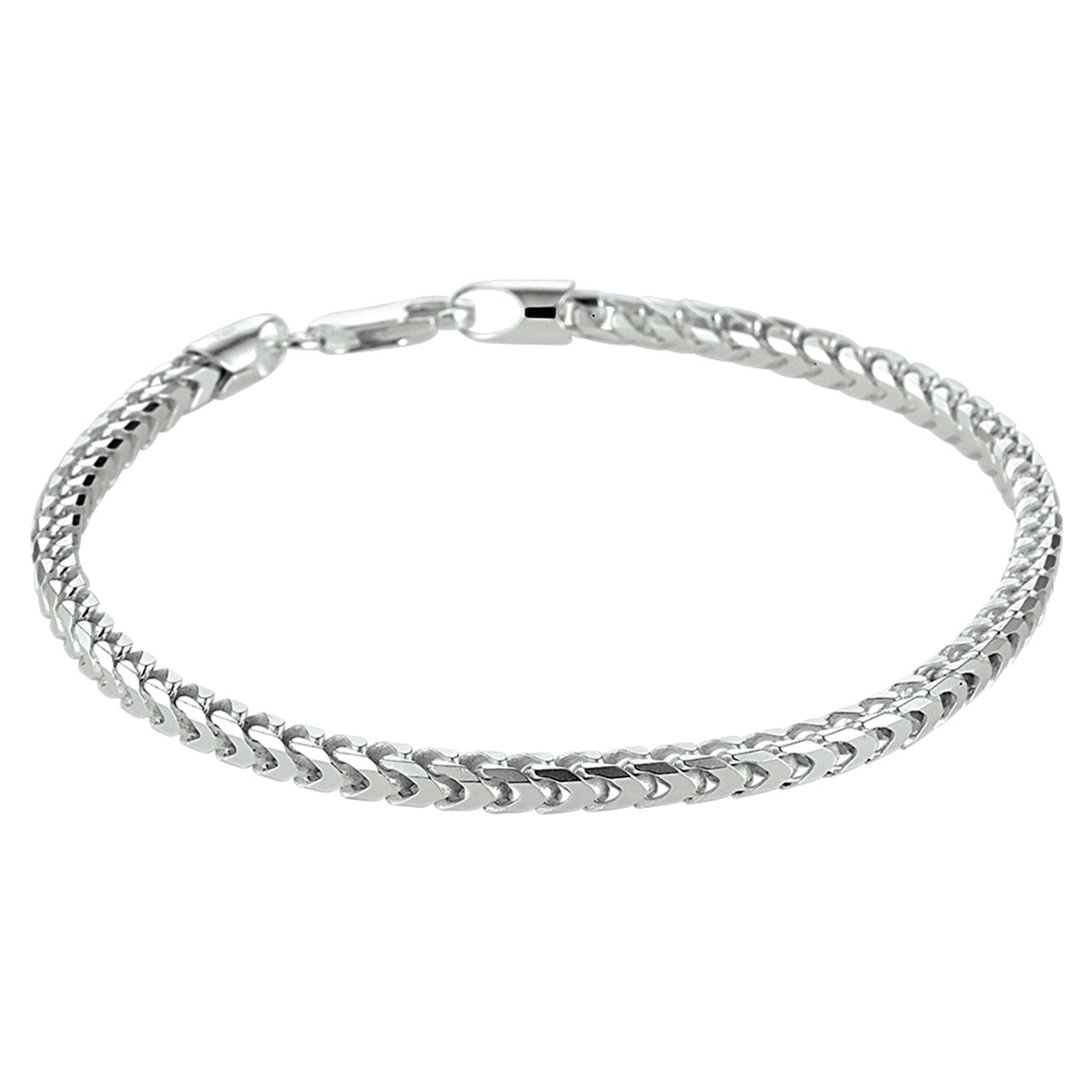 Zilveren armband gourmette 3mm | 21cm