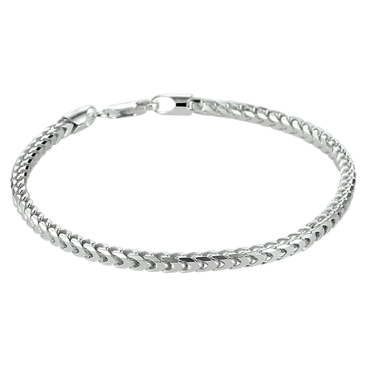Zilveren armband gourmette 3mm | 21cm