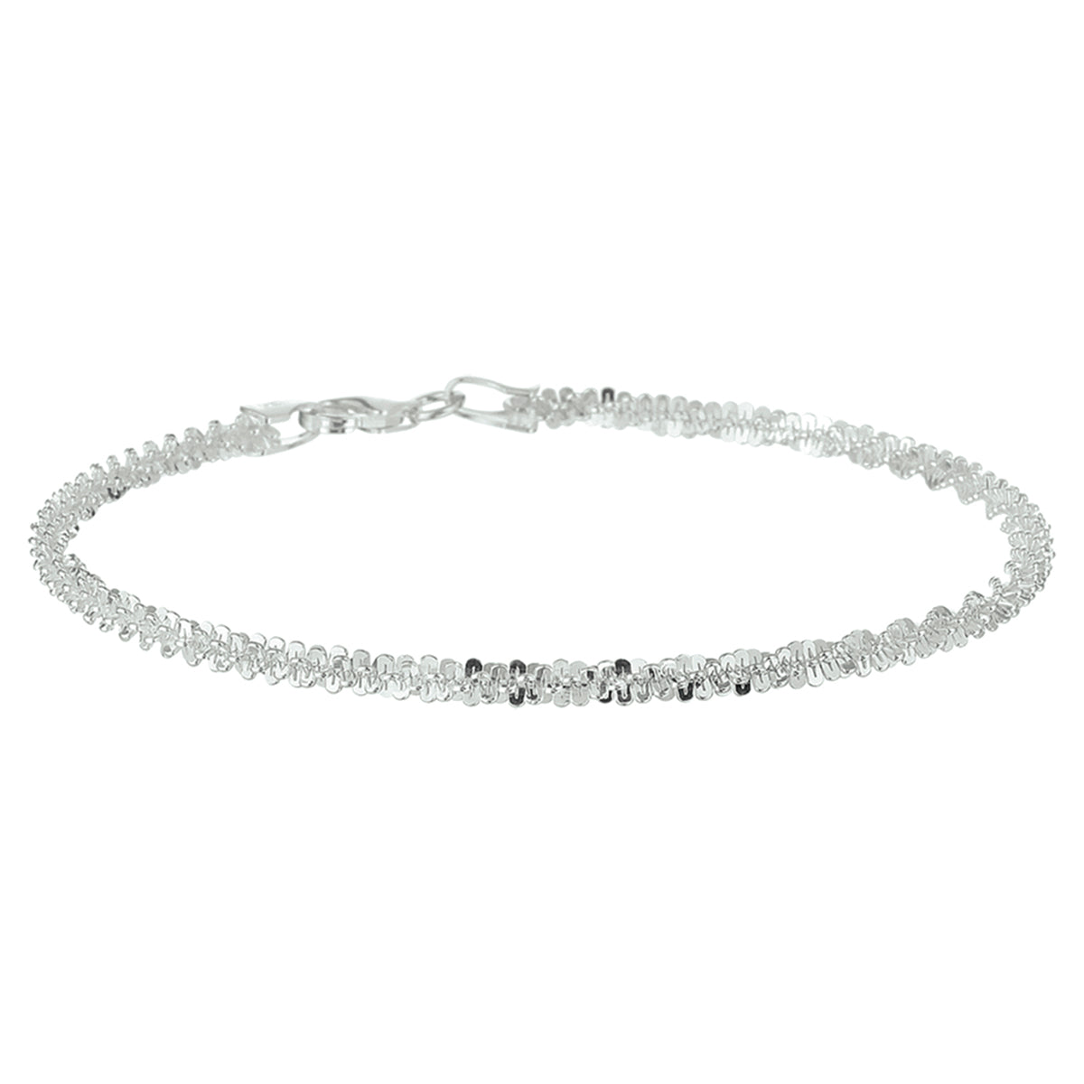 Zilveren armband fantasie 3mm | 19cm