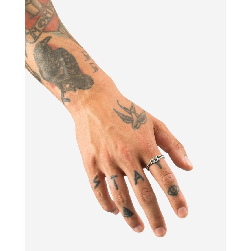 Buddhatobuddha - Ring Chain Gradient Zilver | 17