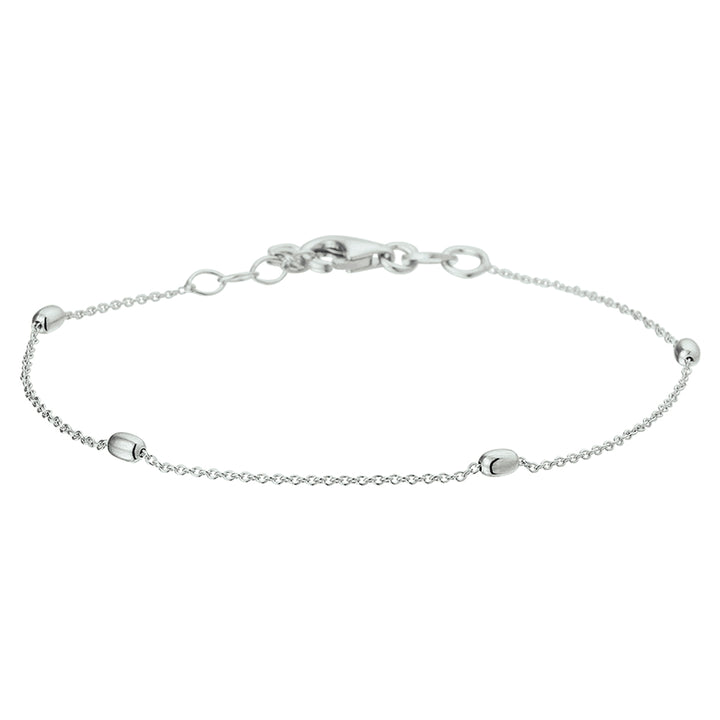 Zilveren armband bolletjes 2,5mm | 17-19cm
