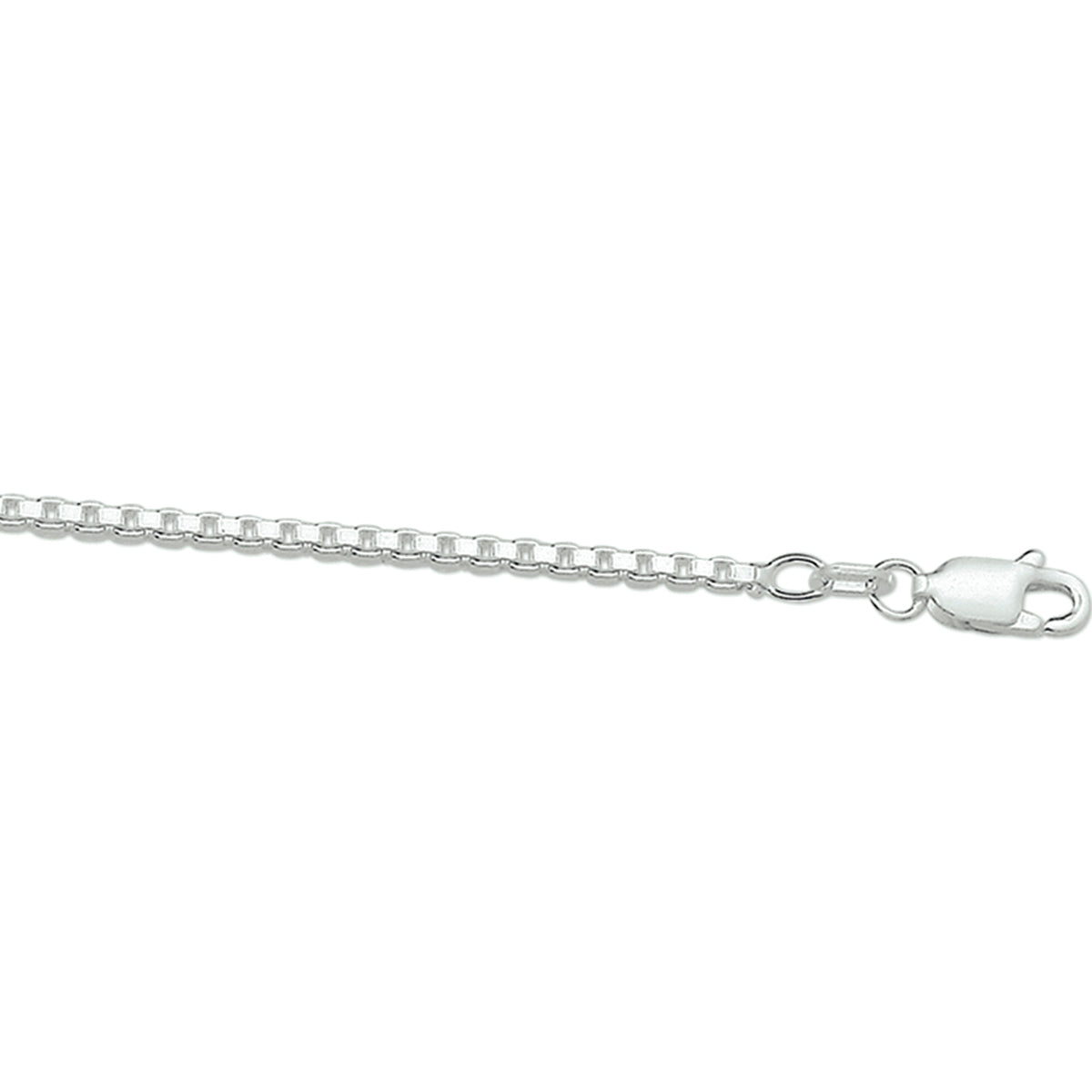 Zilveren lengtecollier - Venetiaans 1.7mm