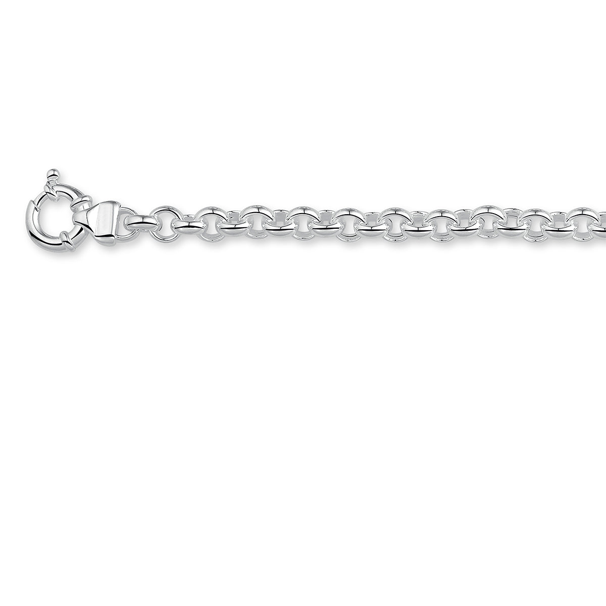 Zilveren armband jasseron 8,5mm | 19 cm