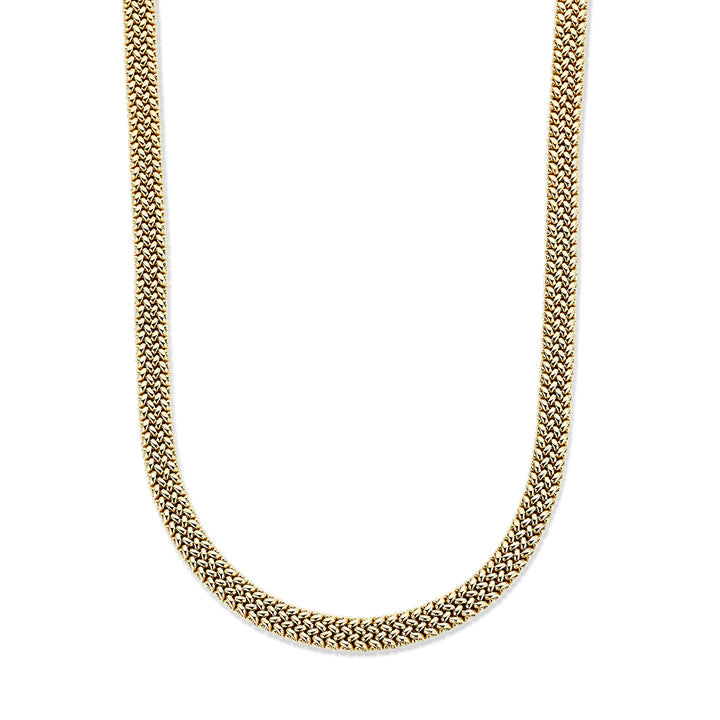 14krt geelgouden collier fantasie | 7,5mm - 45cm