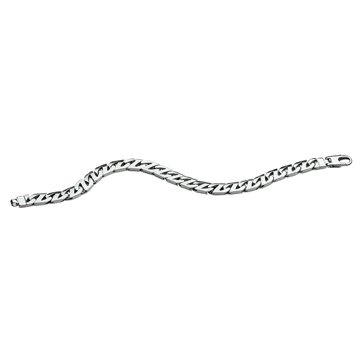 Zilveren armband gourmette 7mm | 20cm