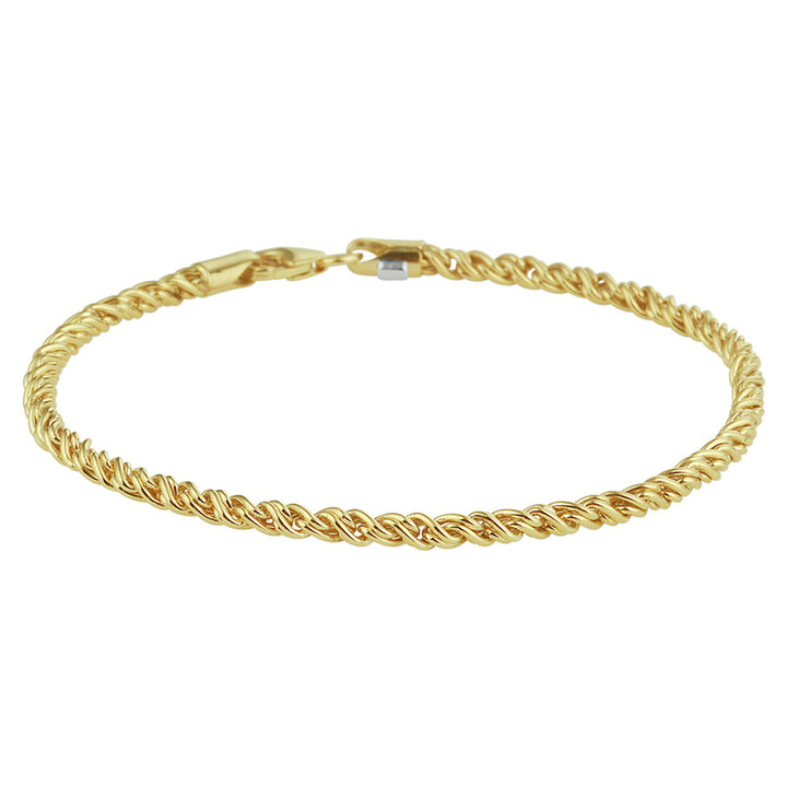 Silgold armband draadschakel 2,8mm | 19cm