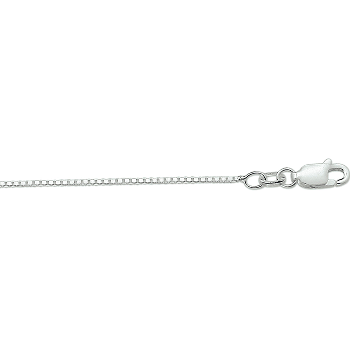Zilveren lengtecollier - Venetiaans 1.1mm