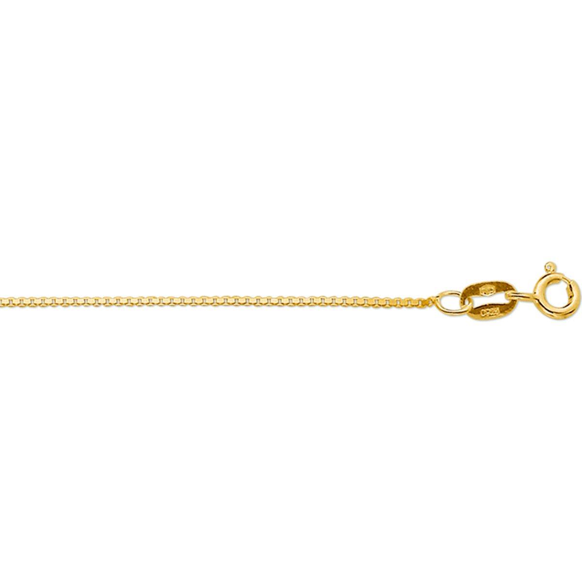 14krt geelgouden collier venetiaans 0,6mm - 42cm