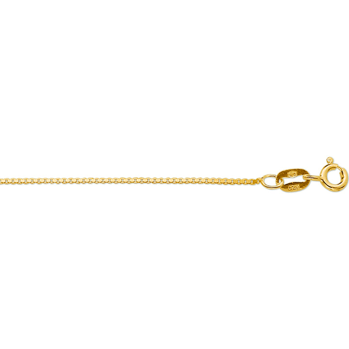 14krt geelgouden collier venetiaans 0,7mm - 38cm