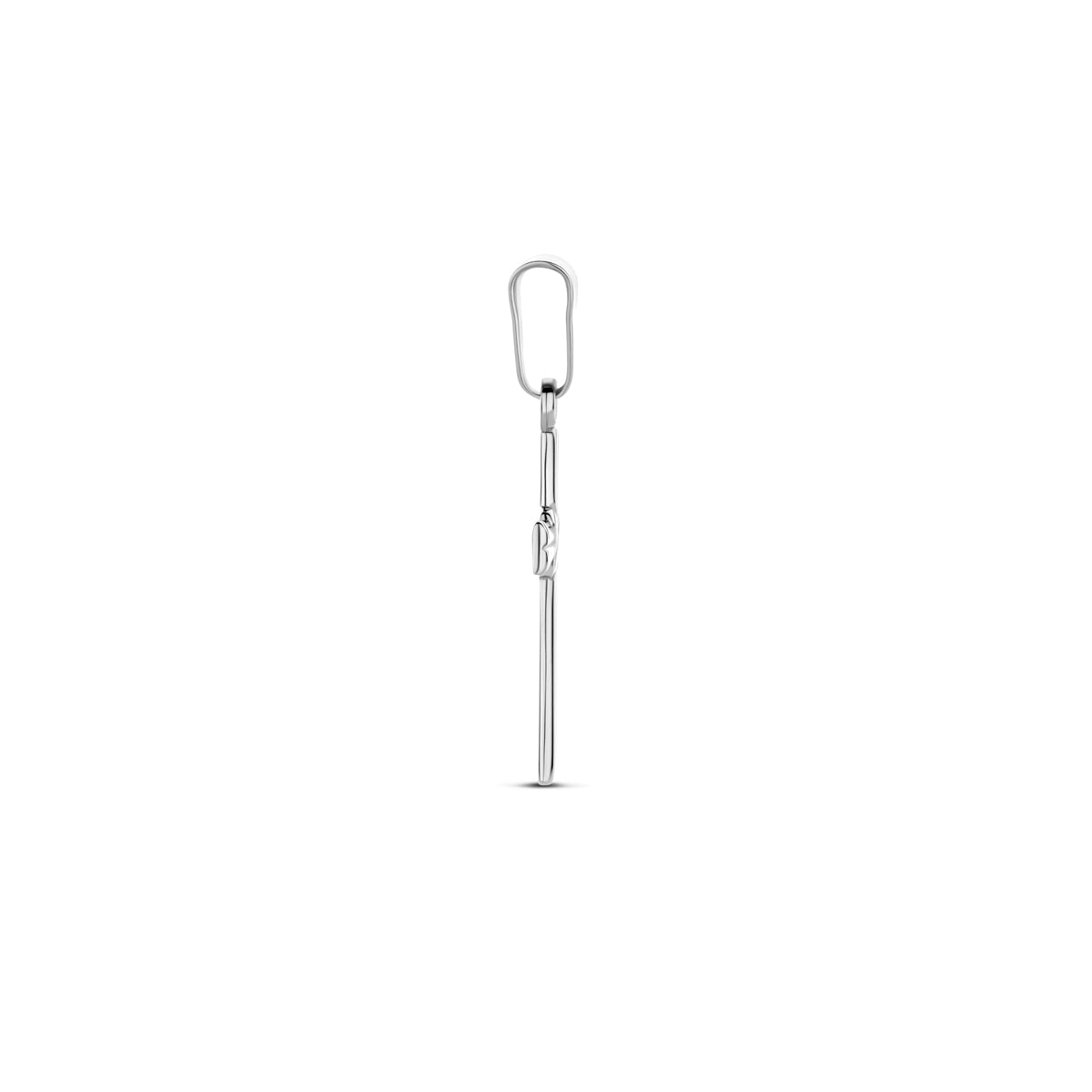 Zilveren hanger kruis | 38x16mm