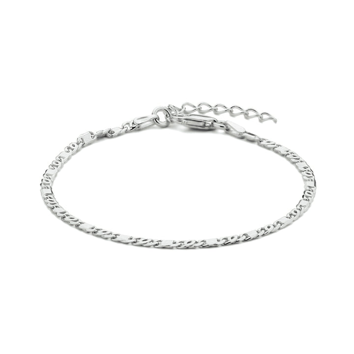 Zilveren armband valkenoog 2.4mm | 16-19cm