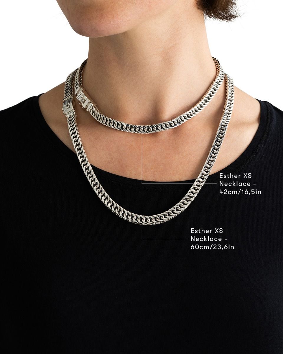 BUDDHATOBUDDHA - Ketting Esther XS  | 60cm