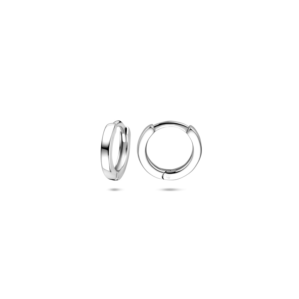 Zilveren klapoorringen| 10x1,6mm