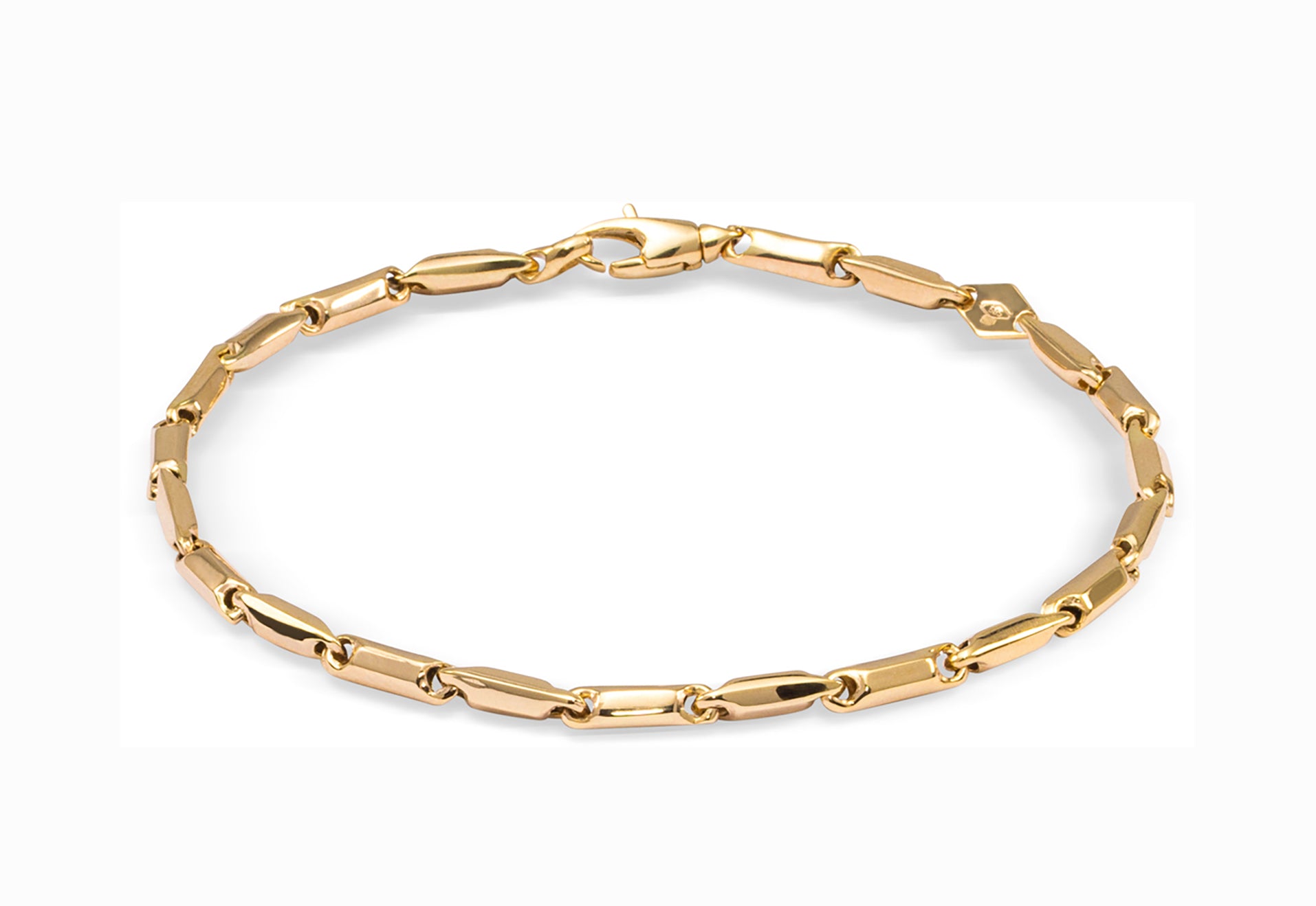 Monzario - 14krt geelgouden armband 2.8mm | 18,5cm