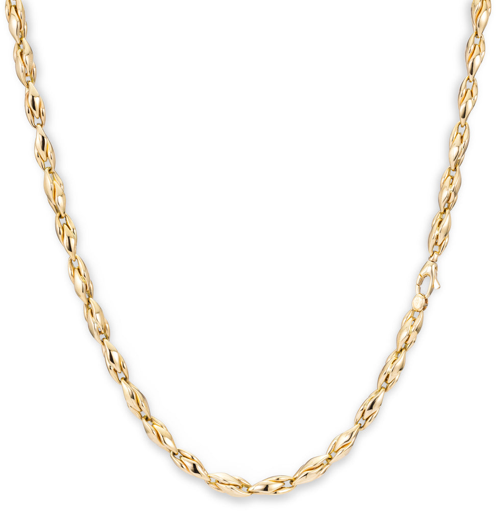 Monzario | 14krt geelgouden collier 5.5mm | 45cm