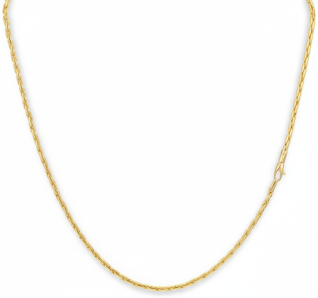 Monzario - 14krt geelgouden lengtecollier 2,2mm | 45cm