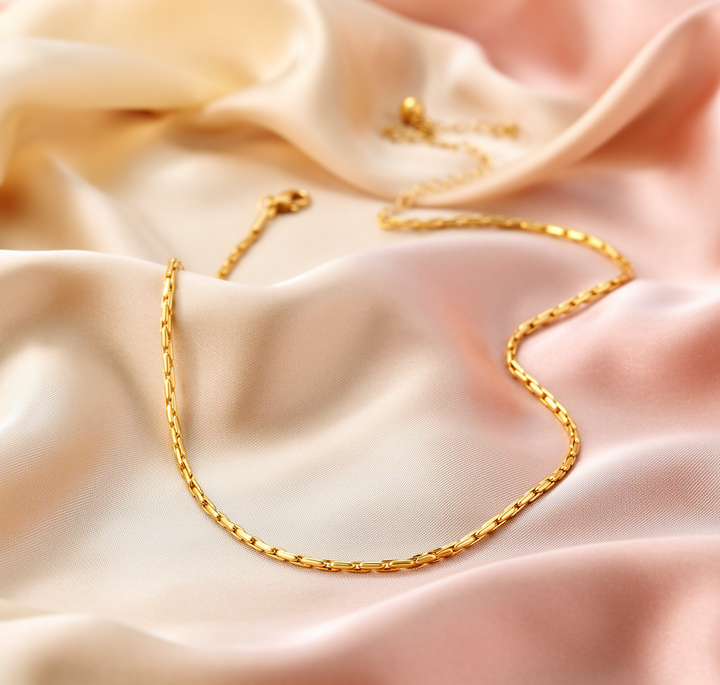 Monzario - 14krt geelgouden lengtecollier 2,2mm | 45cm