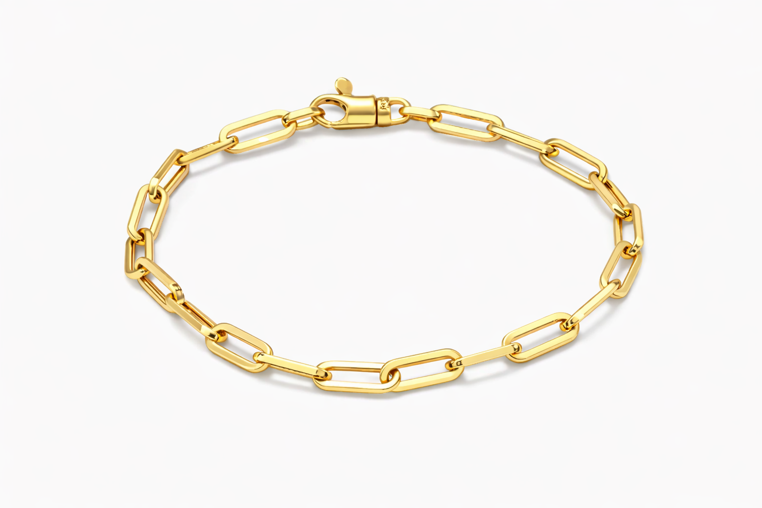 Monzario - 14krt geelgouden armband CFE 4.0mm | 19cm