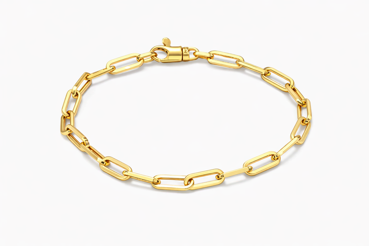 Monzario - 14krt geelgouden armband CFE 4.0mm | 19cm
