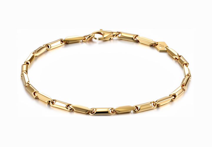 Monzario - 14krt geelgouden armband 2.8mm | 18,5cm