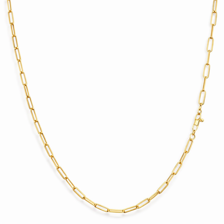 Monzario - 14krt geelgouden lengtecollier CFE 4,0mm | 50cm