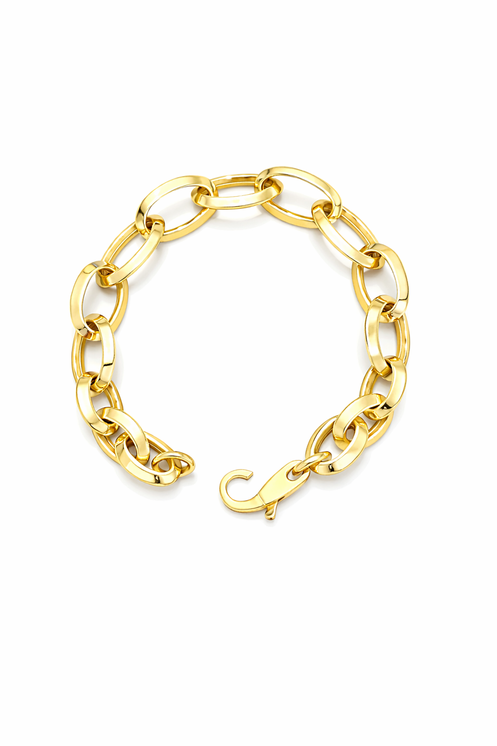 14krt geelgouden armband anker | 20cm
