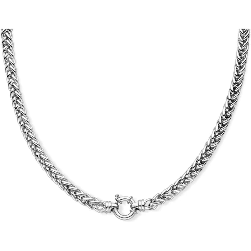 Zilveren collier vossestaart 6,5mm | 45cm